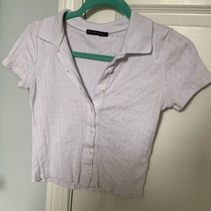 Brandy Melville White Button-Down